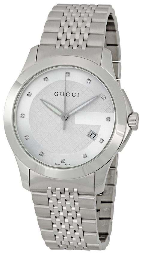 lds gucci sterling silver watch|luxury Gucci watches.